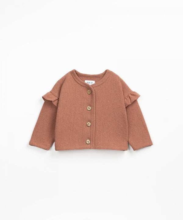 Jersey cardigan