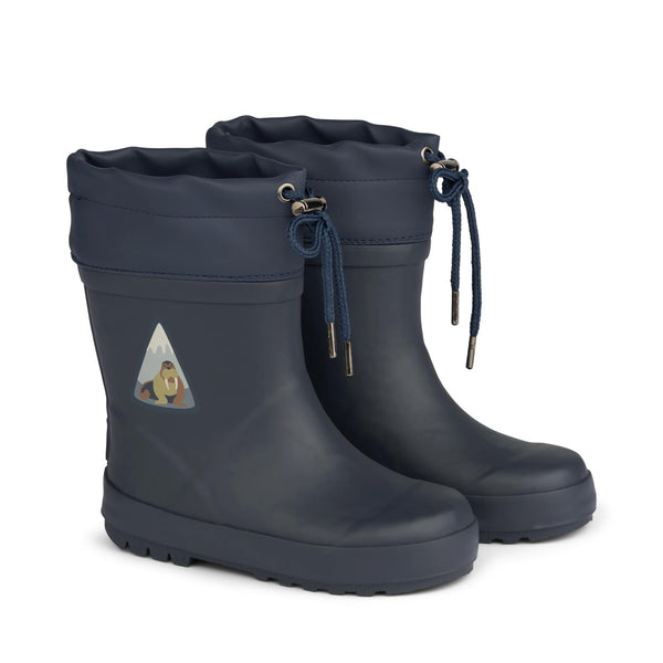 Thermo-Gummistiefel einfarbig