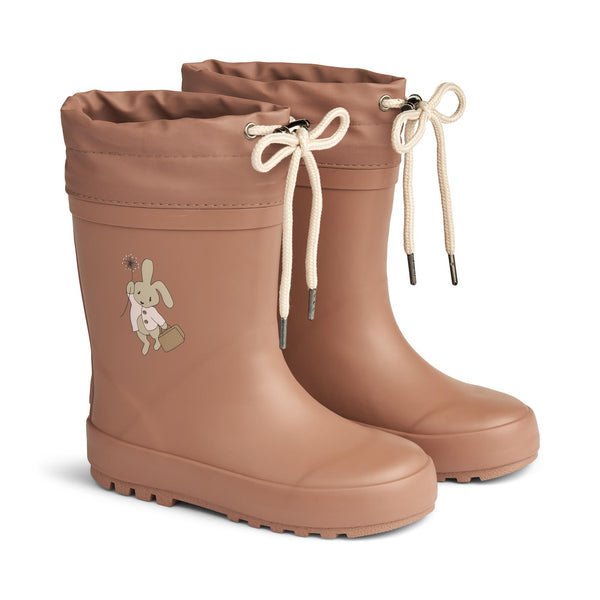 Thermo-Gummistiefel einfarbig